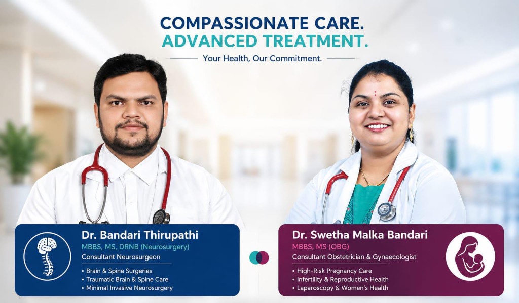 Dr Thirupathi Bandari & Dr.Swetha malka Bandari